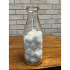 Vintage Decorah Dairy West Bend Wisconsin TSPQ Milk Bottle Quart WI Wis