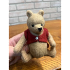 Winnie the Pooh 4" Character Doll Mohair R. John Wright Pocket Series