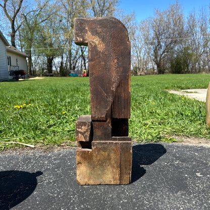 Antique 1800s Barn Beam Reclaimed Architectural Salvage Rustic Decor Art
