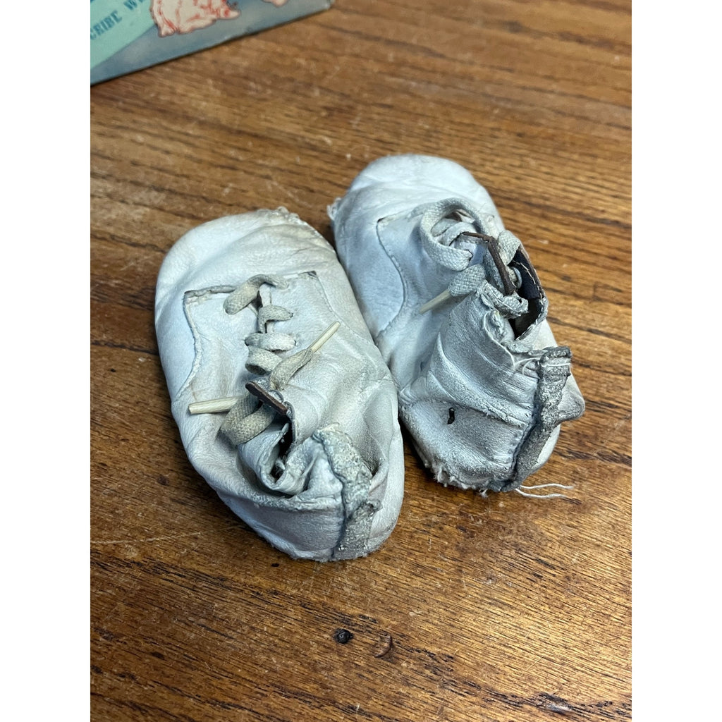 Vintage Wee-Walker Baby Shoes Infant Morgan Shoe Co. Carlyle IL - Original Box