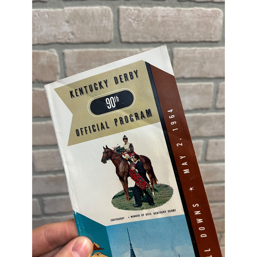 Vintage 1964-- Official Churchill Downs Program--90th Kentucky Derby