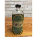 Vintage Bakers Veterinary & Poultry Remedy Medicine Keokuk Iowa Glass Bottle