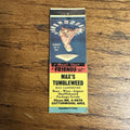 1940s 1950s Pinup Girlie Girly Matchbook Cover Cottonwood Ariz Max Carpenter