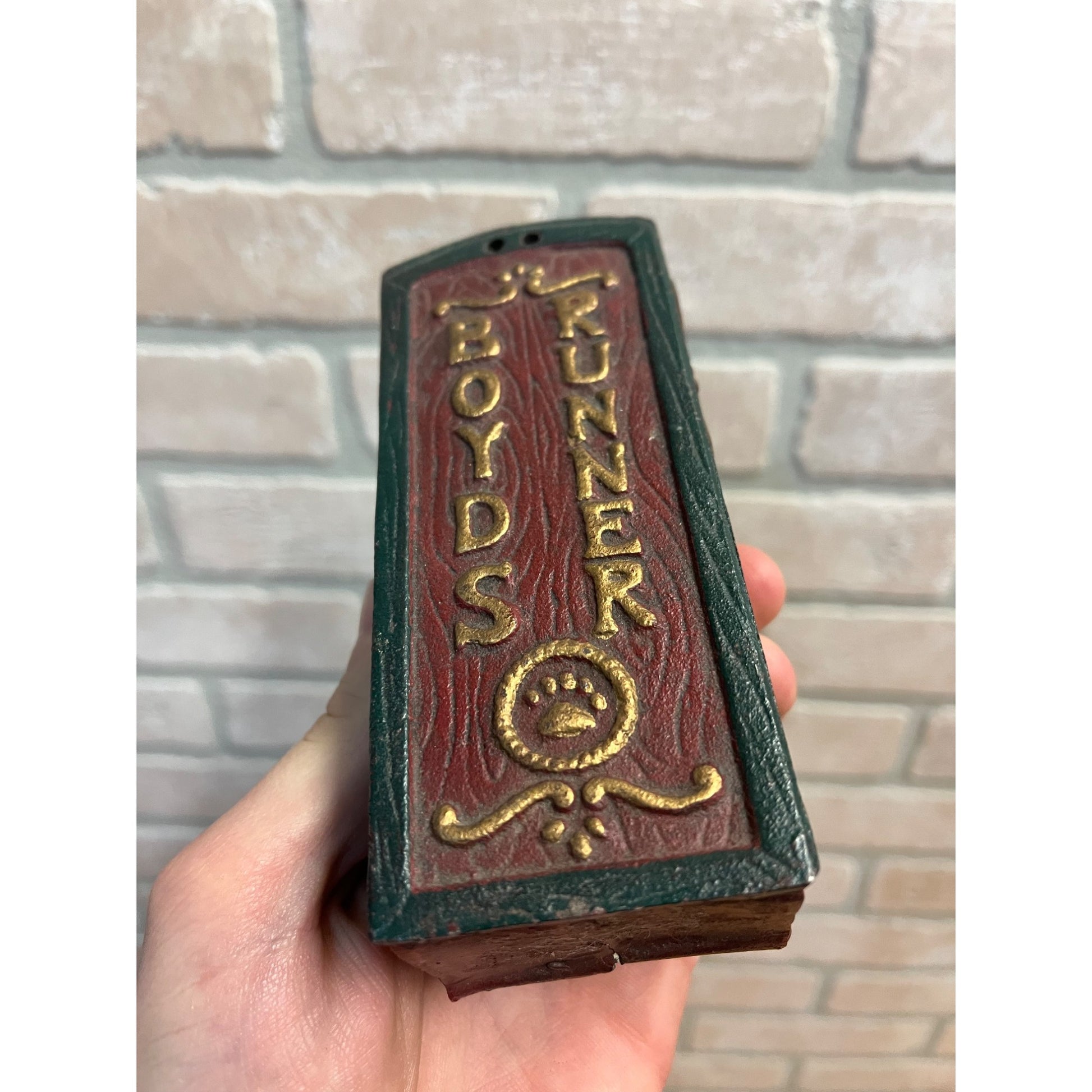 Boyds Bears Cast Iron Runner Sled Accessory