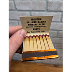 Vintage 1940s Motel Maple - Three Lakes Wisconsin - FULL Matchbook Advertising Wis WI