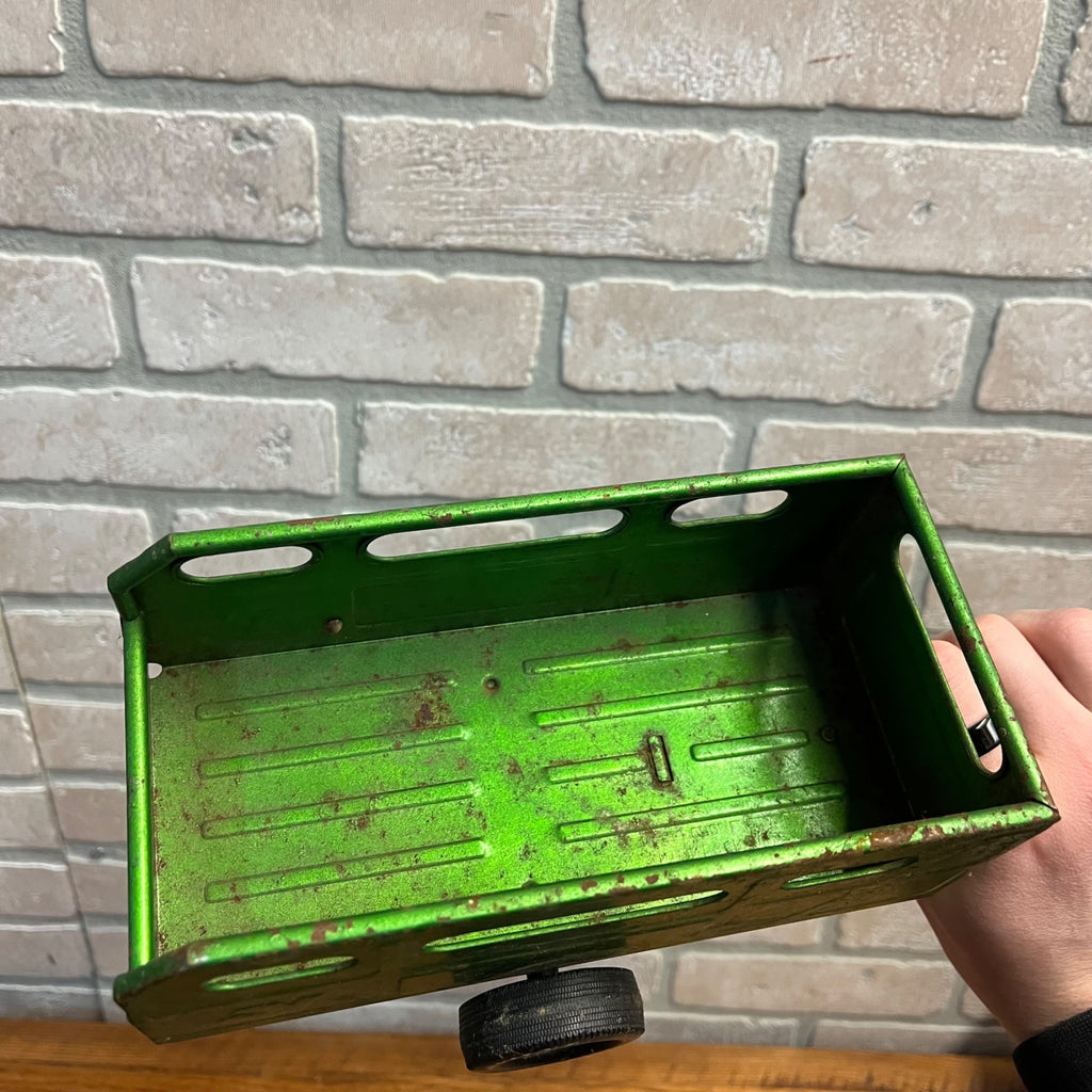 Vintage Nylint Utility Trailer Green Pressed Steel Farm Cattle
