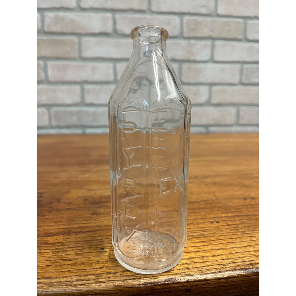 Antique 1920s Pyrex Nursing Glass Baby Bottle 8oz Size