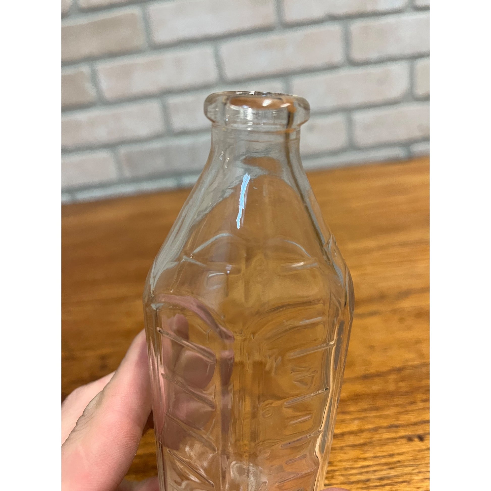 Antique 1920s Pyrex Nursing Glass Baby Bottle 8oz Size