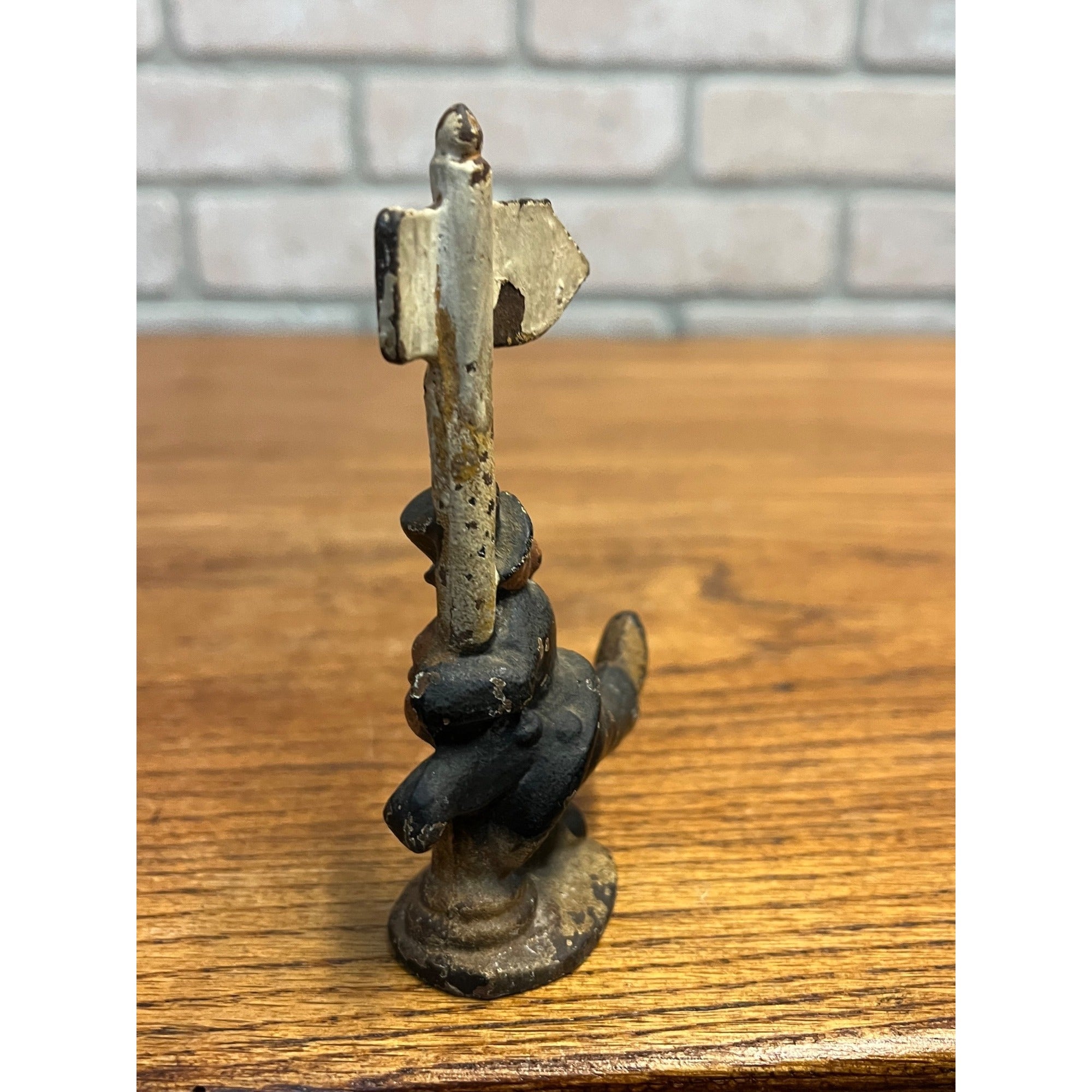 Antique Vintage Drunken Man Hobo Cast Iron Bottle Opener Street Sign John Wright