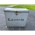 Vintage Luxerin Farms Dairy Milk Man Delivery Porch Insulated Box Fond du Lac WI