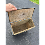 Vintage Luxerin Farms Dairy Milk Man Delivery Porch Insulated Box Fond du Lac WI
