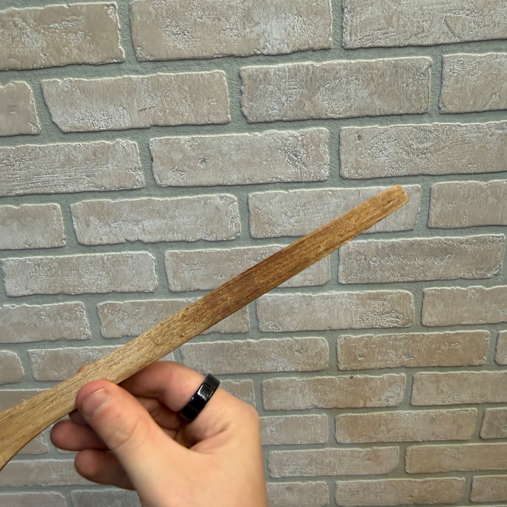 Vintage Wooden Kitchen Utensil Oven Rack Pull or Open-Ended Risotto Spoon Primitive Decor