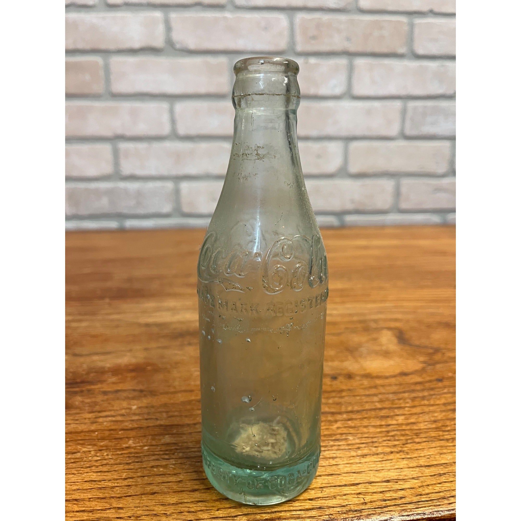 Vintage Original Meridian Miss Coca Cola Bottle Straight Side Shoulder Script MS