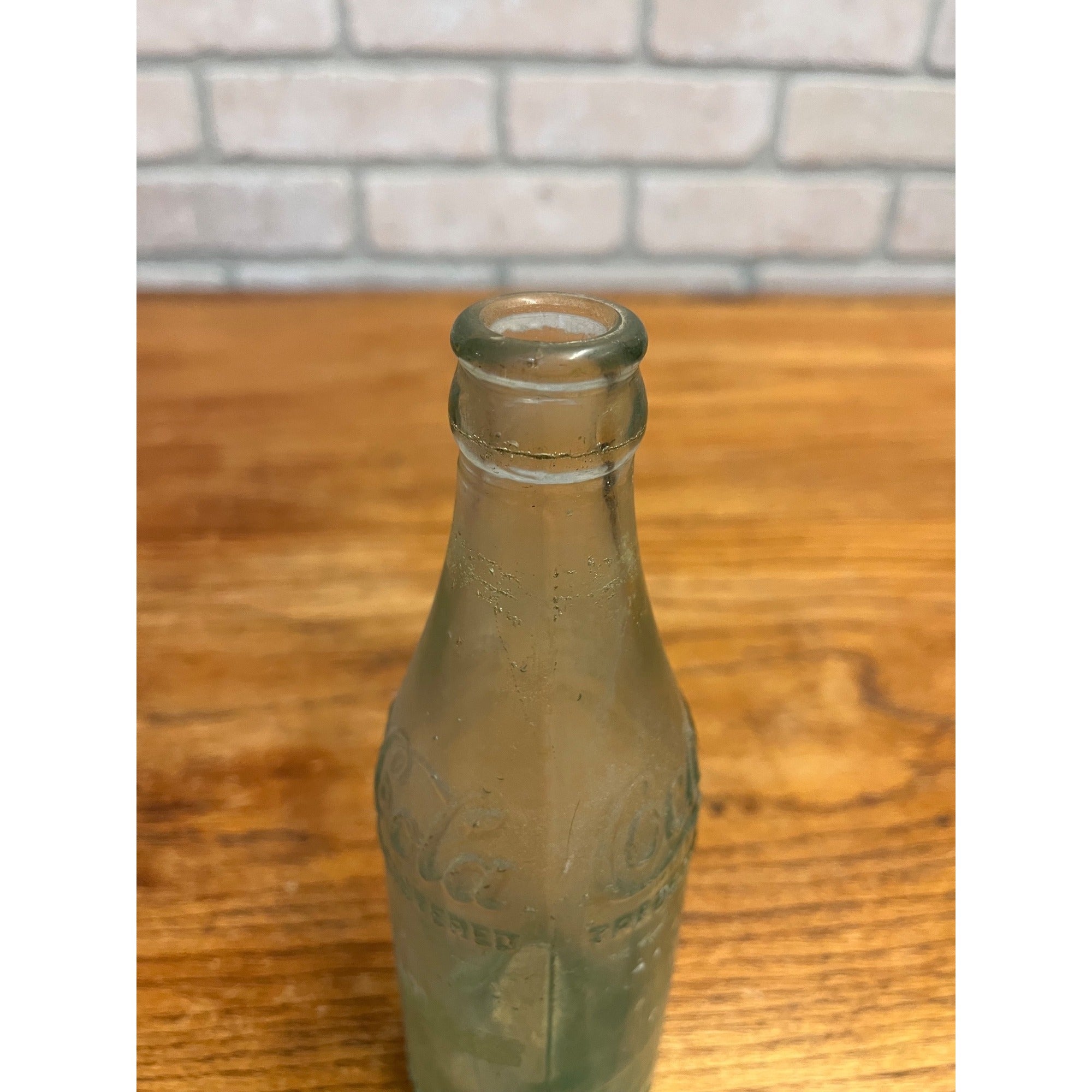 Vintage Original Meridian Miss Coca Cola Bottle Straight Side Shoulder Script MS