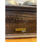 Antique Dual Bell Ringer Telephone Western Electric Oak Dovetailed Box Part