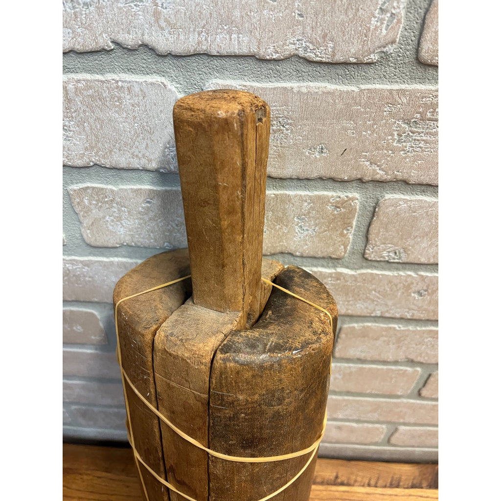 Antique Primitive Wooden Boot Stretcher Mold Cobblers 4pc Unique Unusual