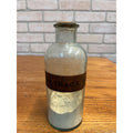 Antique CM. TRACCA. PV Apothecary Pharmacy Medicine Glass Bottle w/ Label