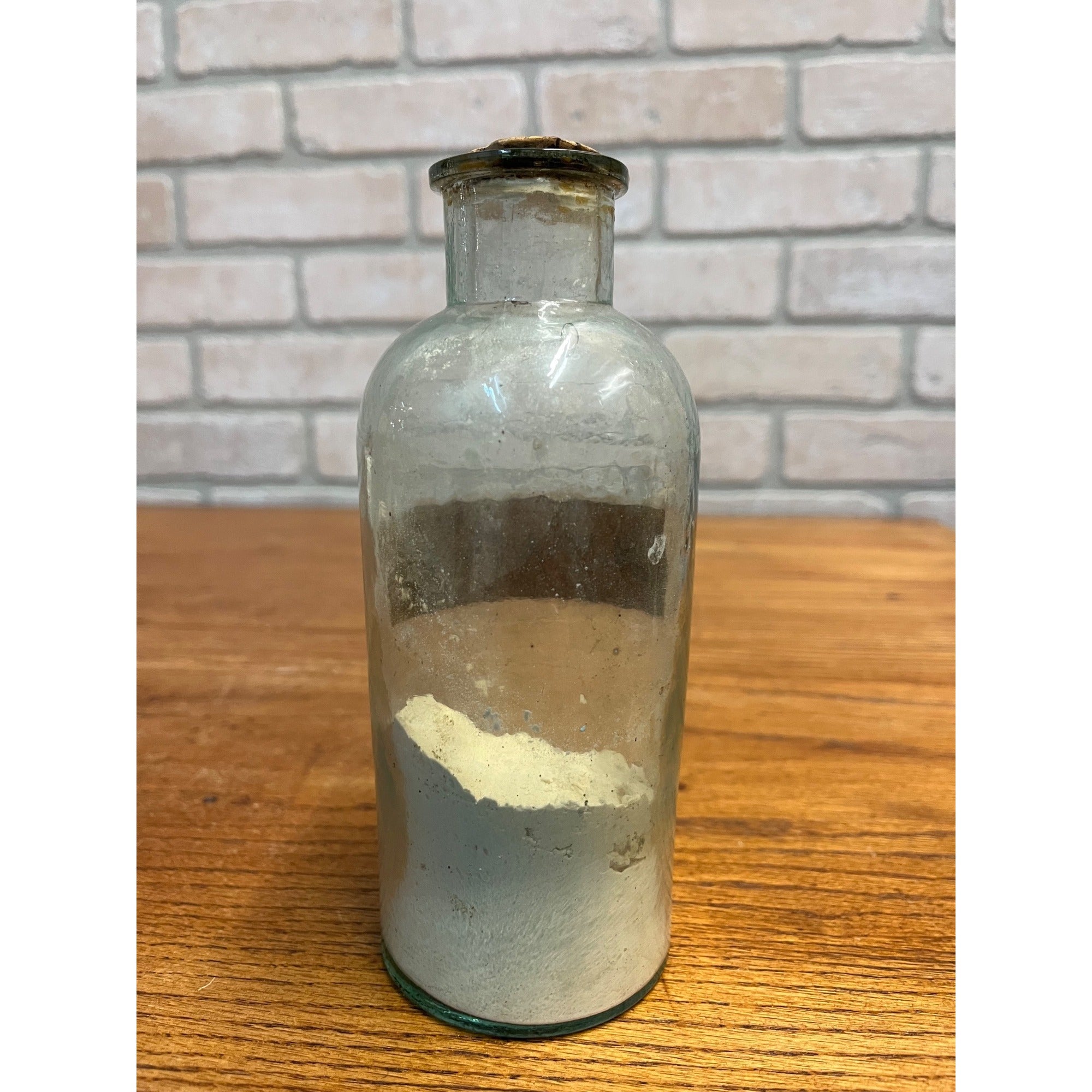 Antique CM. TRACCA. PV Apothecary Pharmacy Medicine Glass Bottle w/ Label