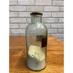 Antique CM. TRACCA. PV Apothecary Pharmacy Medicine Glass Bottle w/ Label