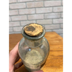 Antique CM. TRACCA. PV Apothecary Pharmacy Medicine Glass Bottle w/ Label