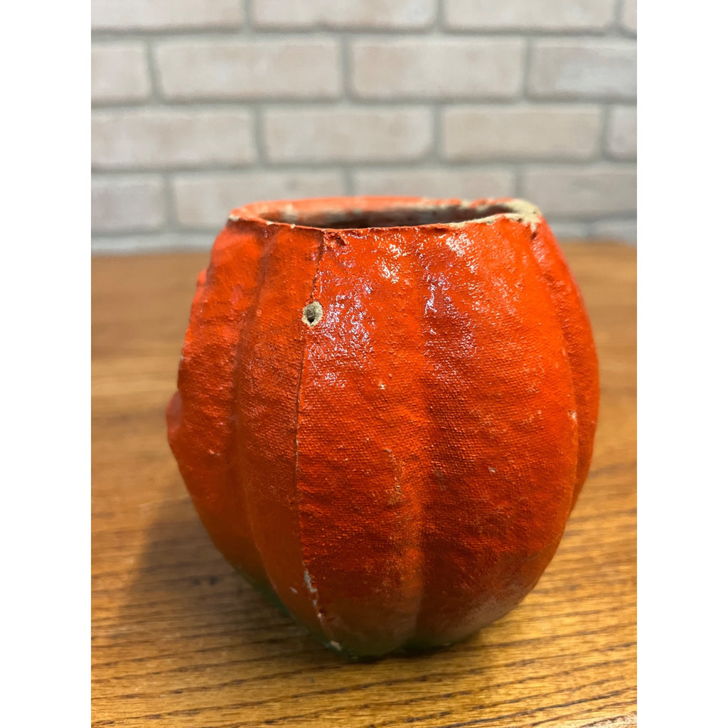 Vintage Halloween Jack o' Lantern Pulp Paper Mache JOL Choir Boy 4"