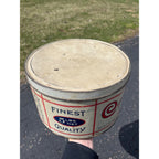 Vintage Campfire Marshmallow Advertising Tin Milwaukee Wis Can Kitchen 5lb