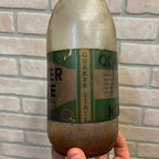 Antique Glass Motor Oil Bottle Jar Quaker State Oil City PA Paper Label Quart