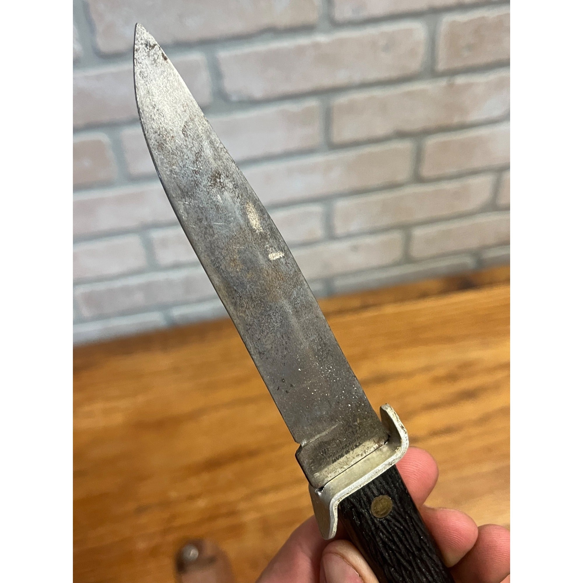 Vintage West Cut Fixed Blade Hunting Knife 8.5" Boulder Colorado