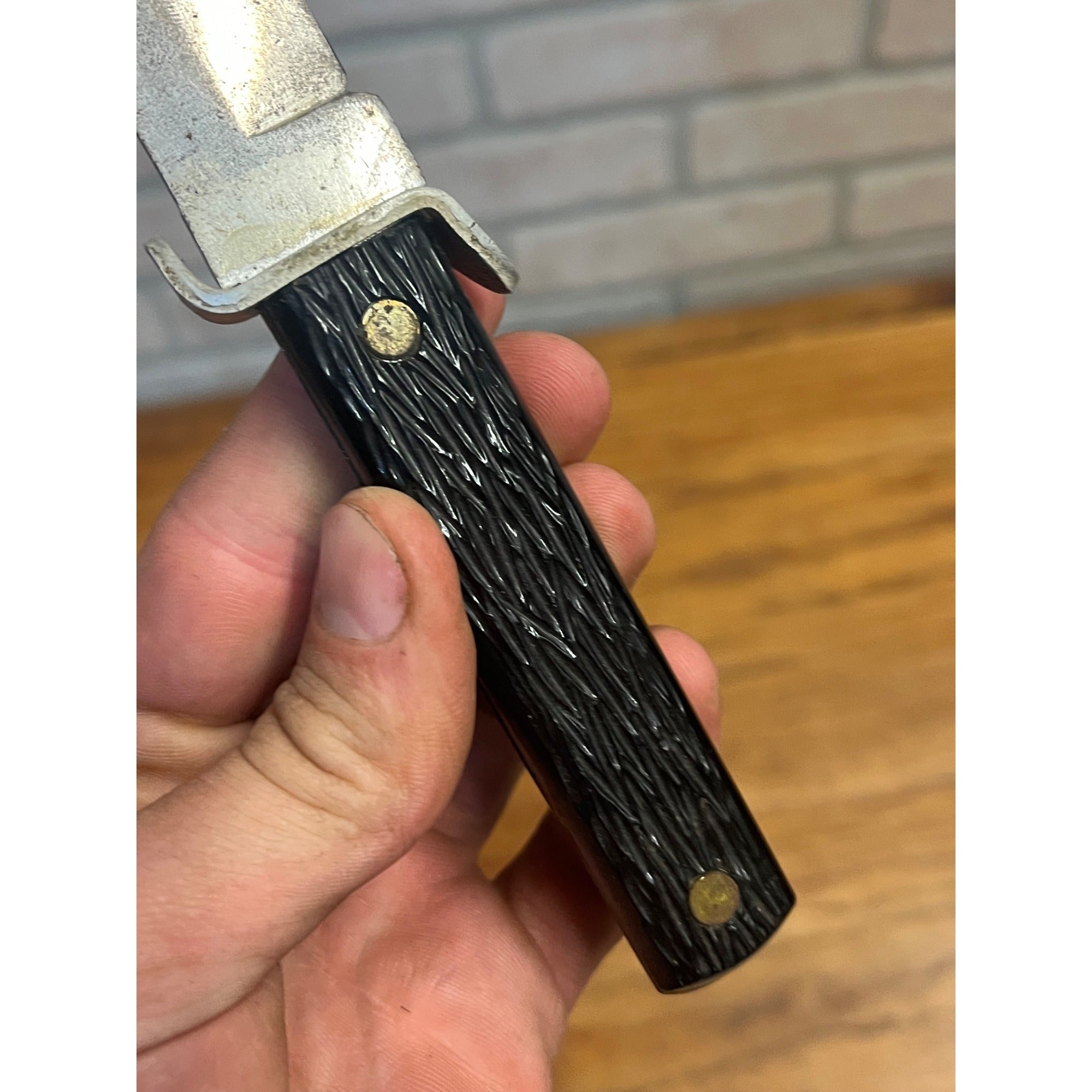Vintage West Cut Fixed Blade Hunting Knife 8.5" Boulder Colorado