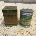 RARE Vintage Ichthalum Soothing Ointment Medicine Jar Burrough Bros w/ Box