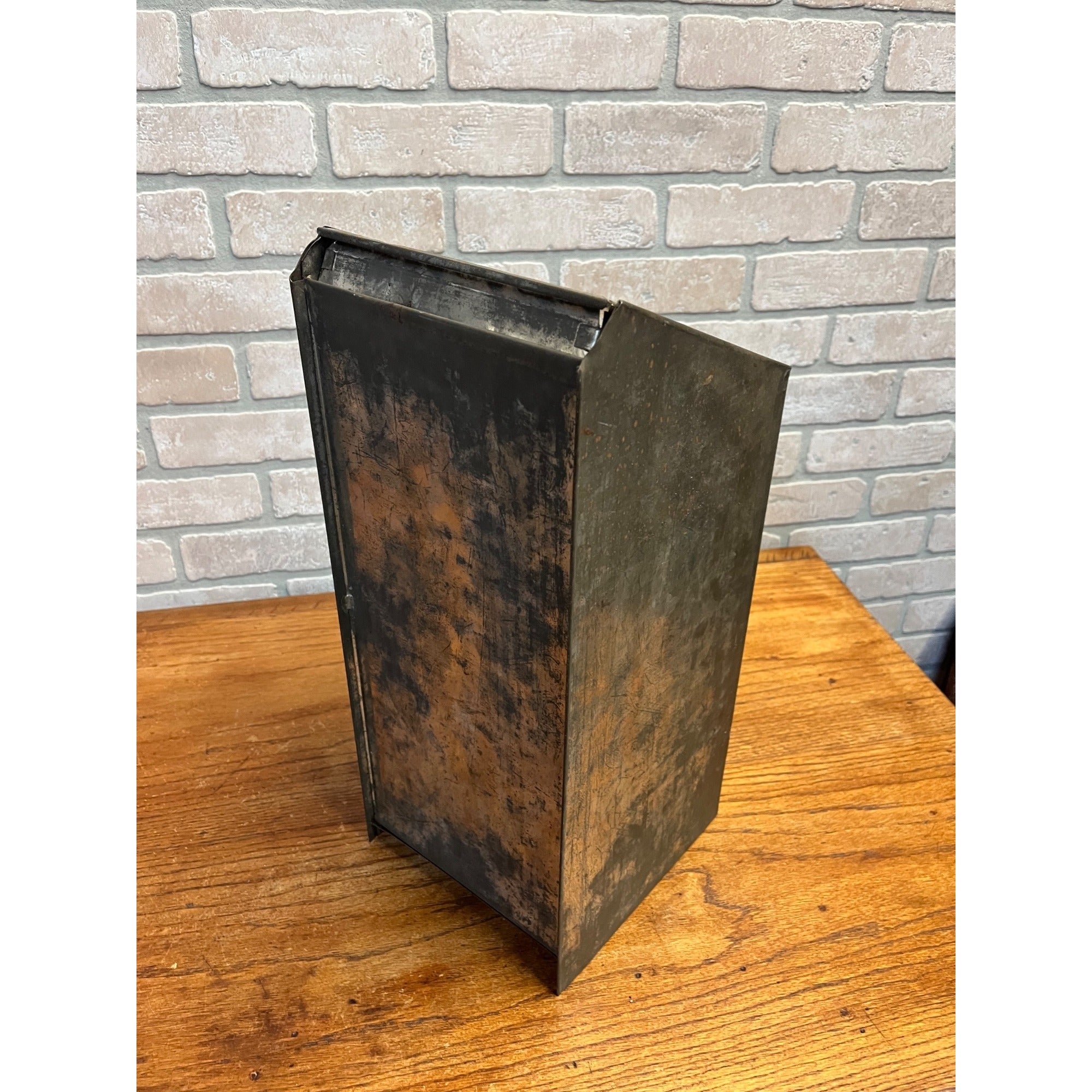 Rare Original Antique E.J. Brach & Sons Galvanized Candy Store Display Mercantile Circa 1926 Chicago, IL