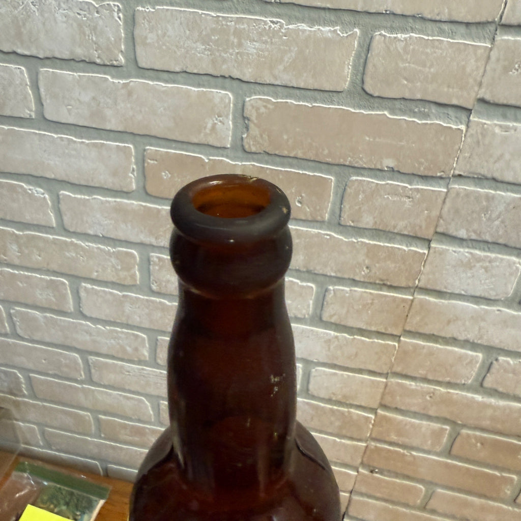 Vintage Pre-Pro Milwaukee Waukesha Brew Co. Embossed Beer Bottle Wisconsin 12oz