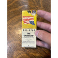 Vintage FULL Matchbook Advertising - The Overflow - Oshkosh, Wis