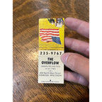 Vintage FULL Matchbook Advertising - The Overflow - Oshkosh, Wis