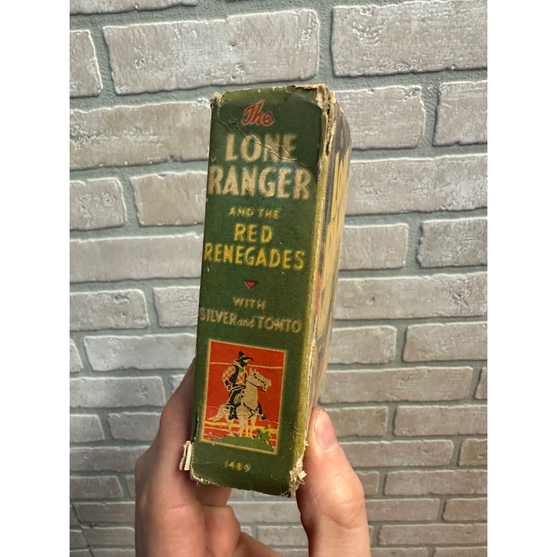 1939 Better Big Little Books Lone Ranger Red Renegades #1489