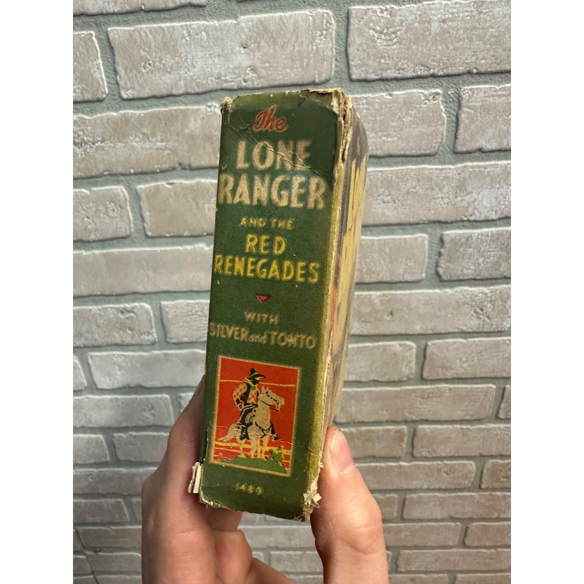1939 Better Big Little Books Lone Ranger Red Renegades #1489