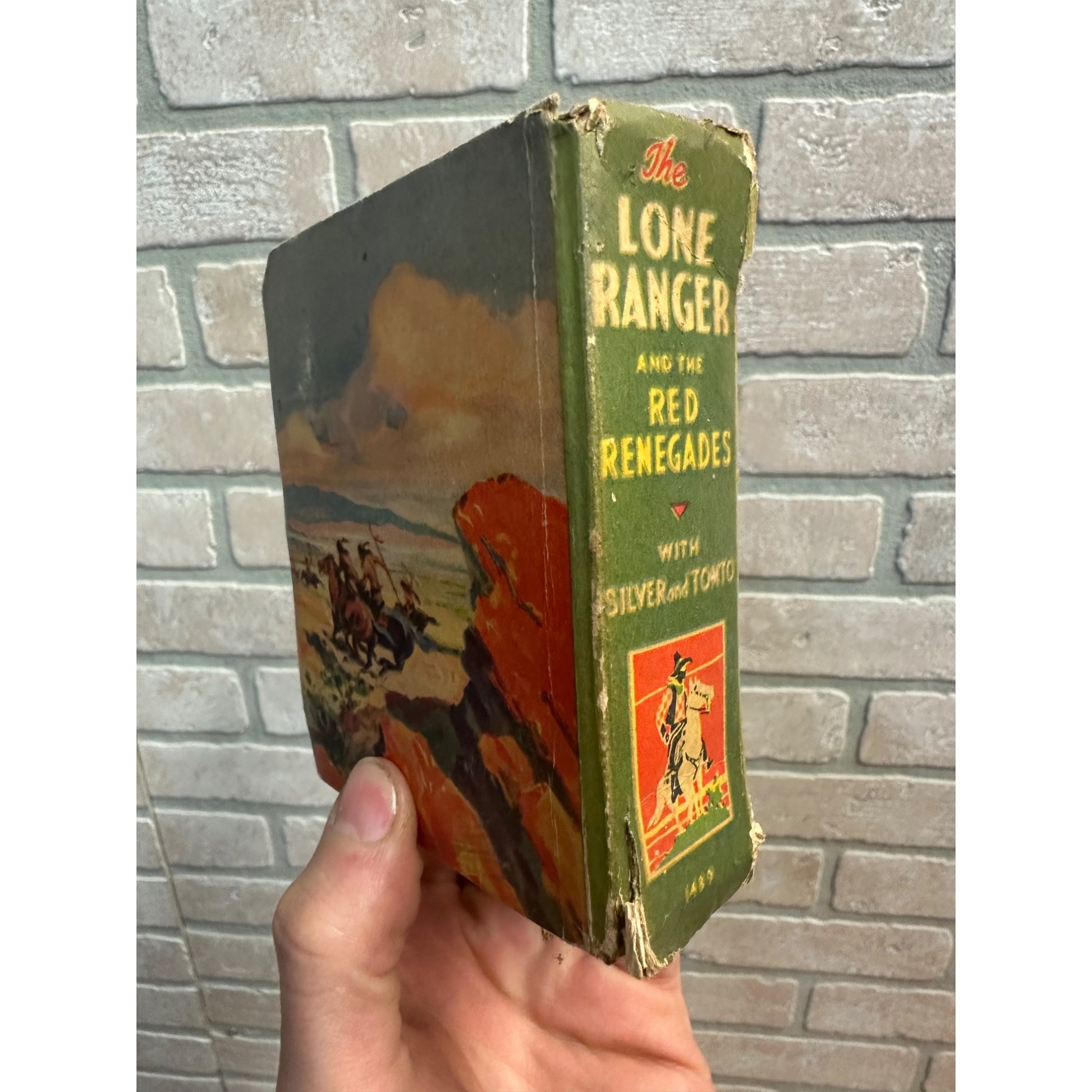 1939 Better Big Little Books Lone Ranger Red Renegades #1489