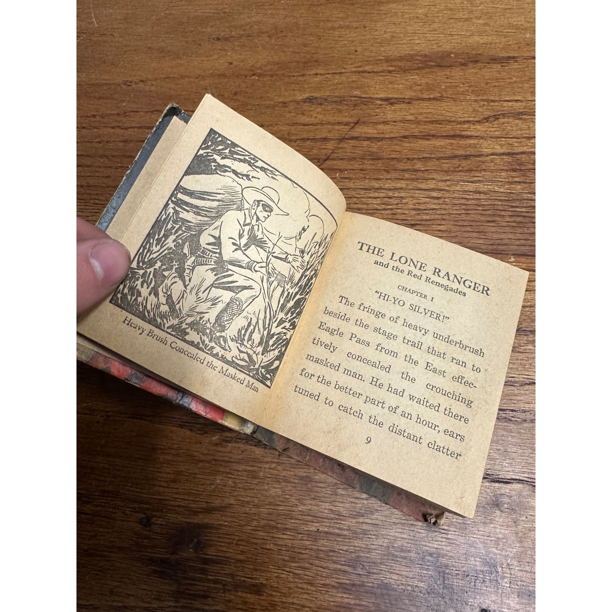 1939 Better Big Little Books Lone Ranger Red Renegades #1489