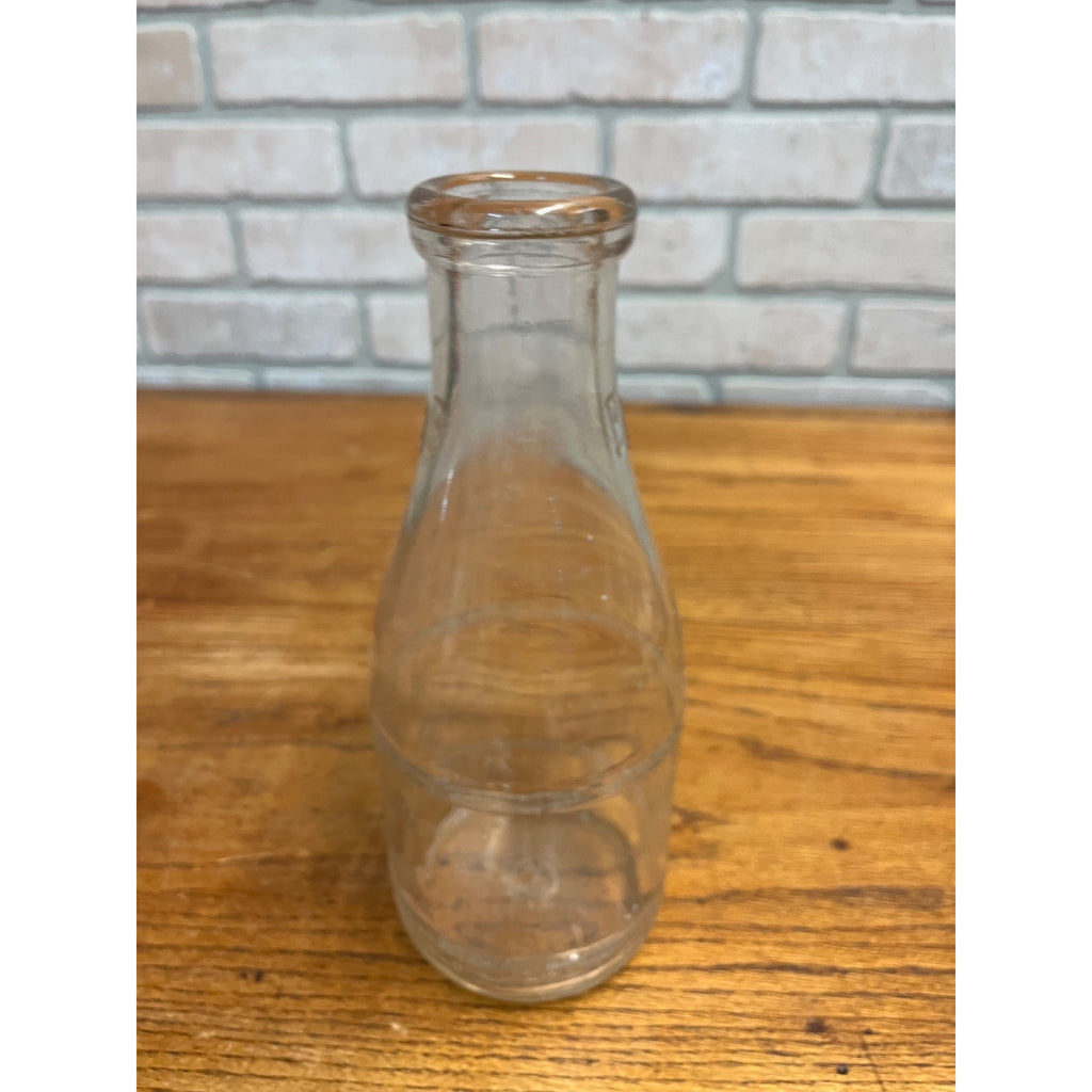 Vintage Bowman Dairy Co. Chicago, Illinois IL Embossed Milk One Quart Bottle