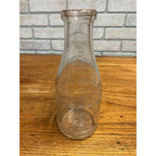Vintage Bowman Dairy Co. Chicago, Illinois IL Embossed Milk One Quart Bottle
