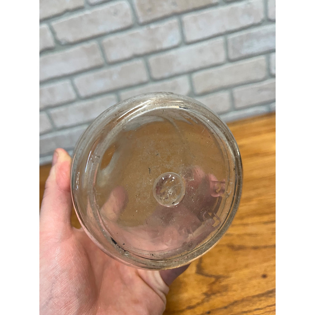 Vintage Bowman Dairy Co. Chicago, Illinois IL Embossed Milk One Quart Bottle