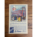 c1930s La France Laundry Washing Soap Powder Advertising Postcard Independence Hall