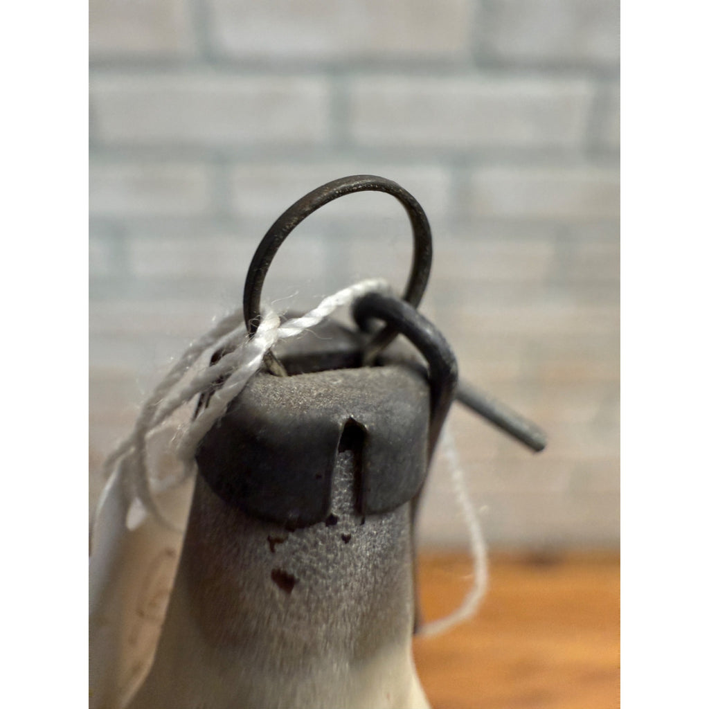 Antique Church House White Glass Christmas Ornament