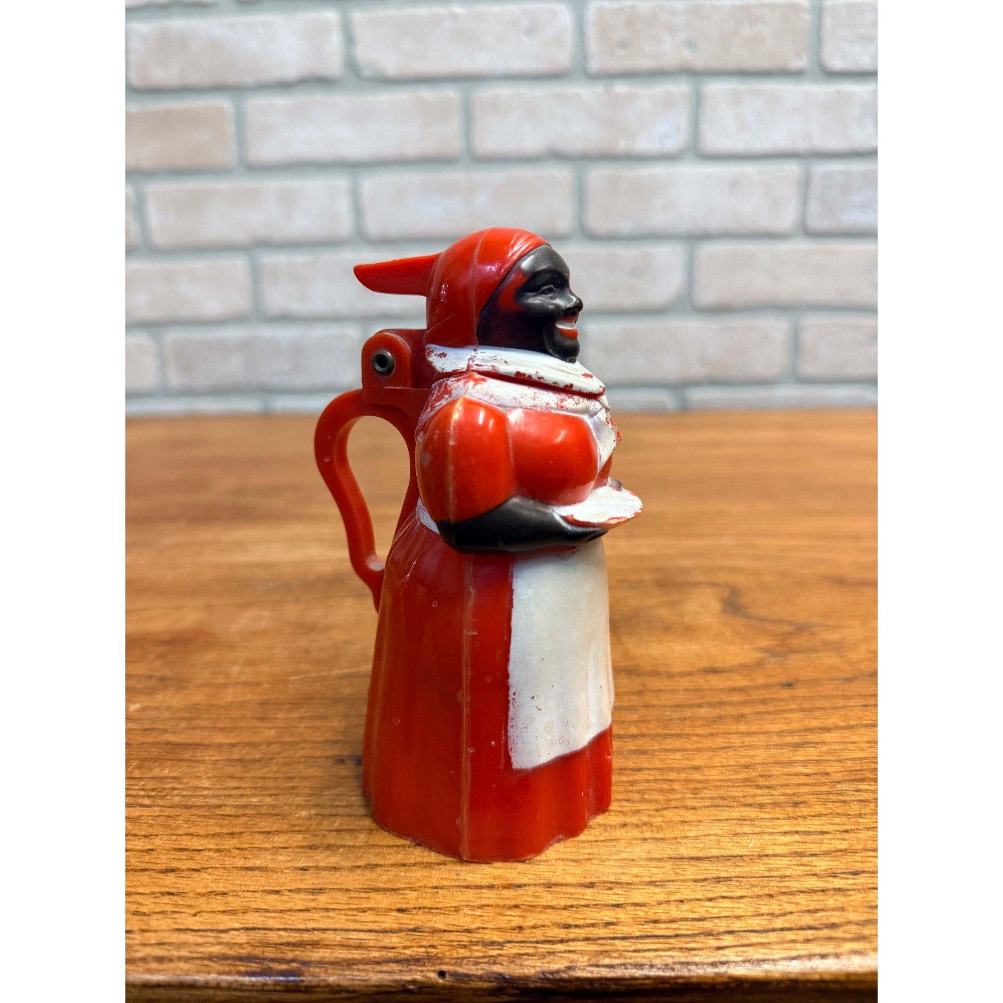 Vintage Aunt Jemima Plastic Syrup Pitcher -- F&F Mold & Die Works