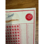 1940s Punch Board/Trade Stimulator Pinup Girlie Name Game Unused