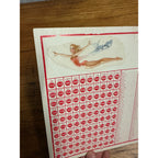 1940s Punch Board/Trade Stimulator Pinup Girlie Name Game Unused