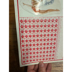 1940s Punch Board/Trade Stimulator Pinup Girlie Name Game Unused