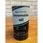 Vintage Mercury Quicksilver Snowmobile Oil 12 Fluid Ounces Pull-Tab Can SAE 20