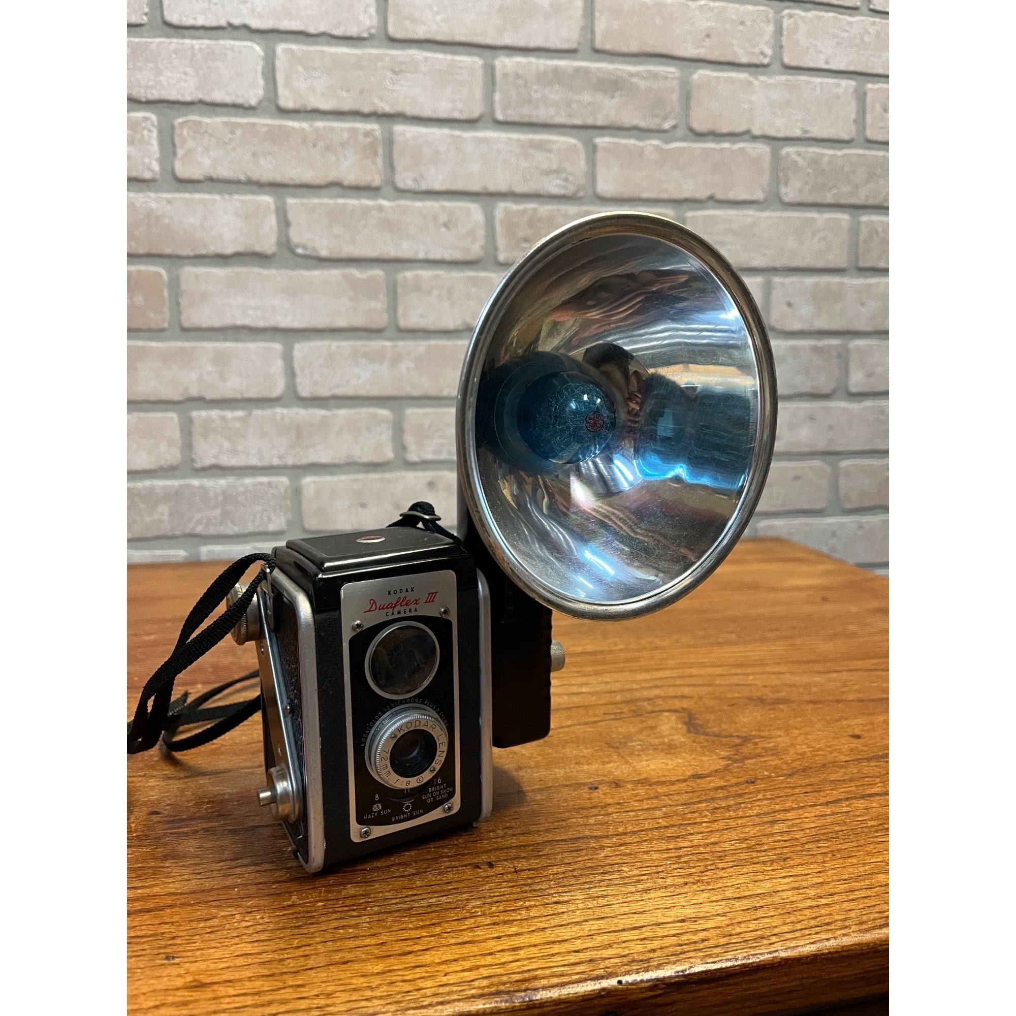 Vintage Duaflex III Eastman Kodak Co. Film Camera With Detachable Flash Circa 1955 Untested