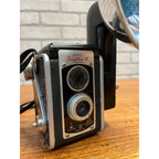 Vintage Duaflex III Eastman Kodak Co. Film Camera With Detachable Flash Circa 1955 Untested